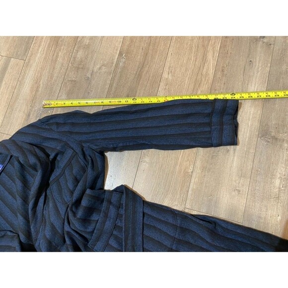 Vintage Pendleton Wool Robe Mens M Blue Striped Belted Academia Heritage USA - Picture 7 of 9